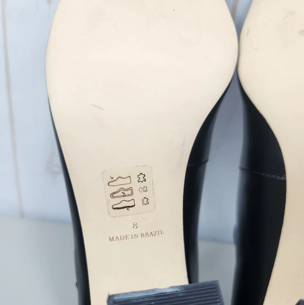 Anthropologie Black Heels - Picture 13 of 14